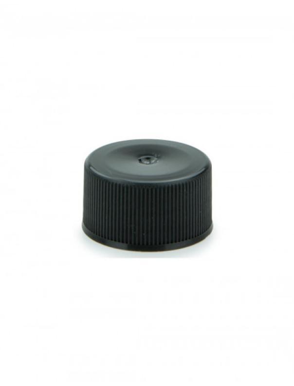 Capsula in plastica nera a vite per chiusura vasetto 200 ml