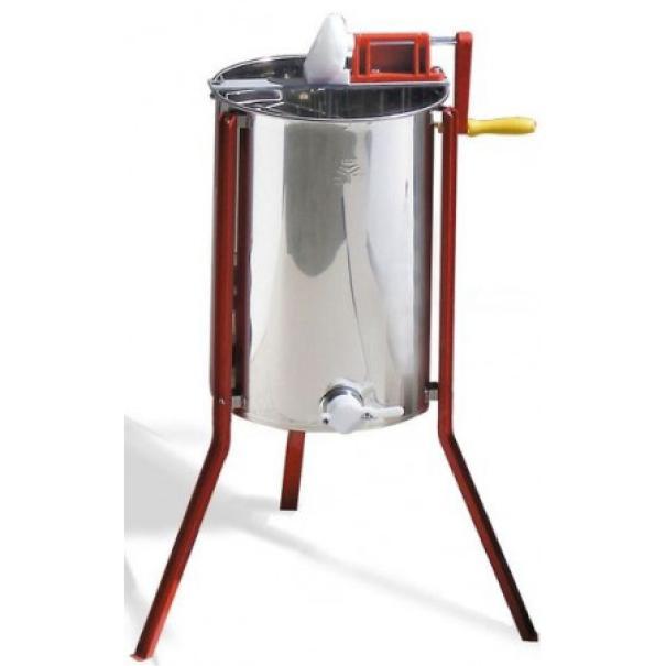 smelatore manuale tangenziale per apicoltura con struttura in acciaio inox e gambe smontabili