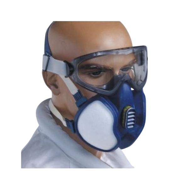 apicoltura.com maschera - respiratore facciale,  kit con occhiali-utile per trattamenti in apicoltura - foto 1