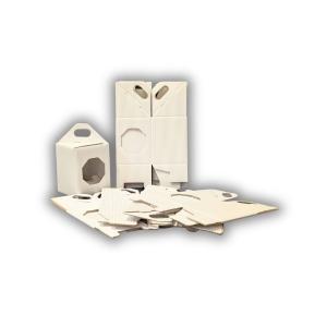 Scatoletta bianca per 1 vasetto di miele da 250 g (10 pezzi)