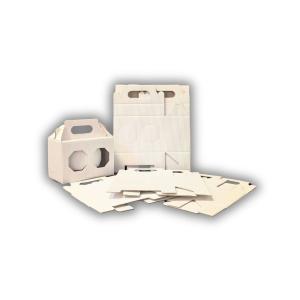 Scatoletta bianca per 2 vasetti di miele da 250 g (10 pezzi)