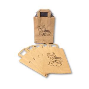 Busta di carta con orsetto honey per vasetti miele (conf. 10 pz)